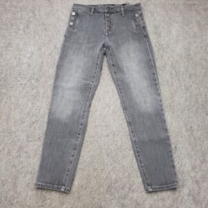 Banana Republic Jeans Womens 26 Gray Skinny High Rise Medium wash Ankle Pants